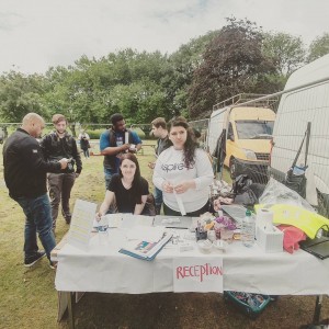 Backstage at Simmer Down Festival 2017